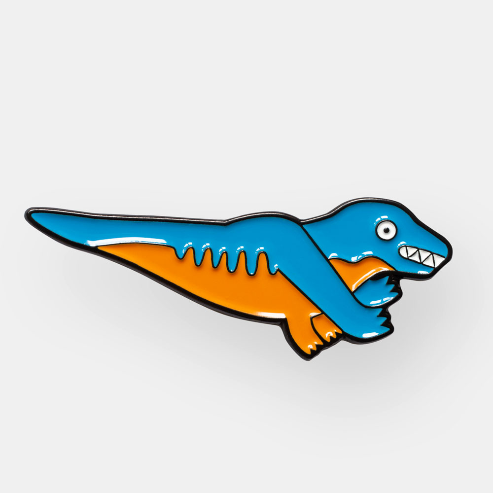 Dino Yoga Firefly Pose Pin